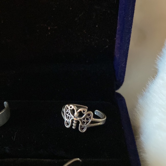 Set of 4 midi/ toe rings - Picture 4 of 8